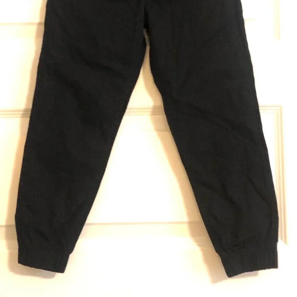NWT LEVI'S Boys Twill Chino Jogger Pants 5 Pocket 100% Cotton Black 6